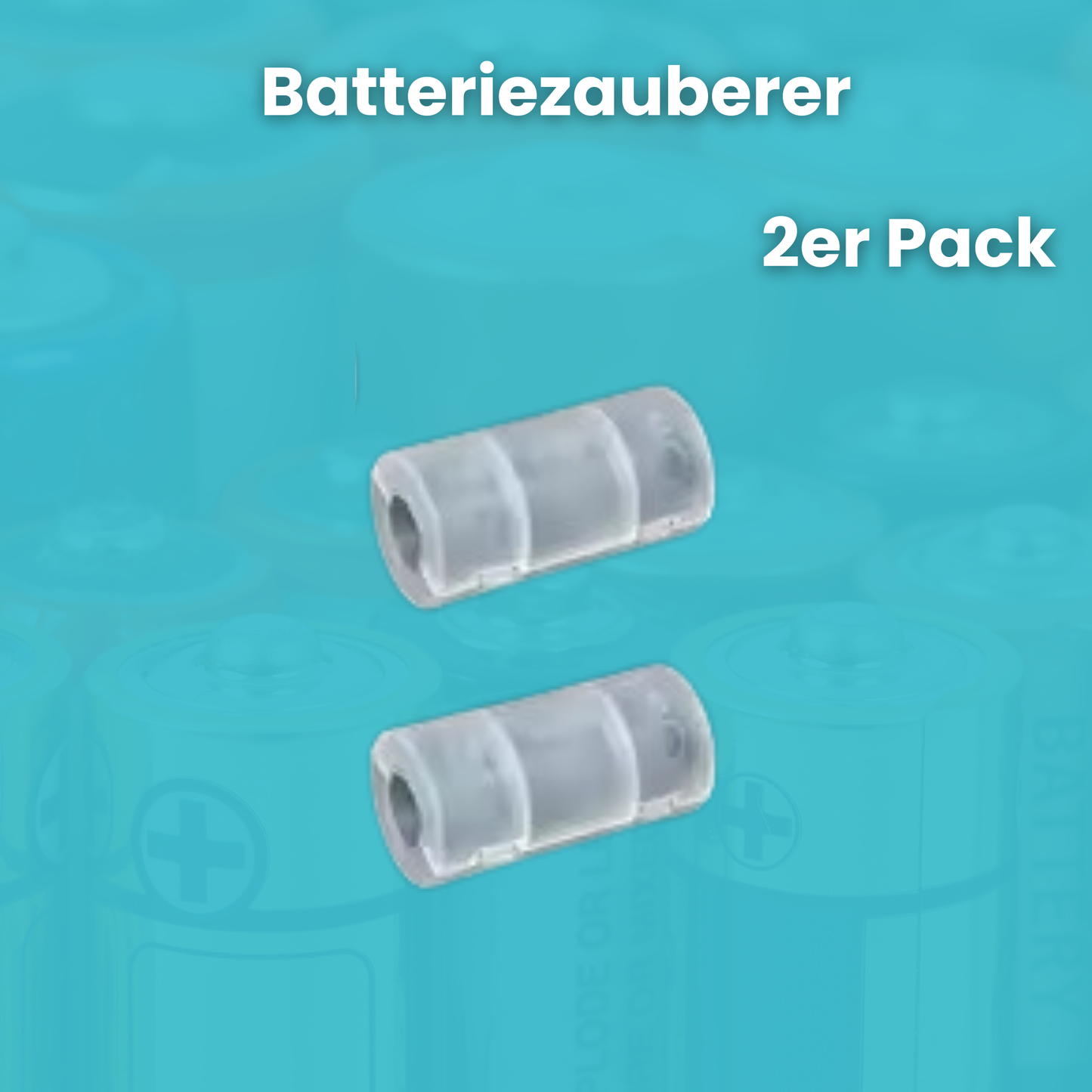 Batterie Adapter mit Metallkontakt