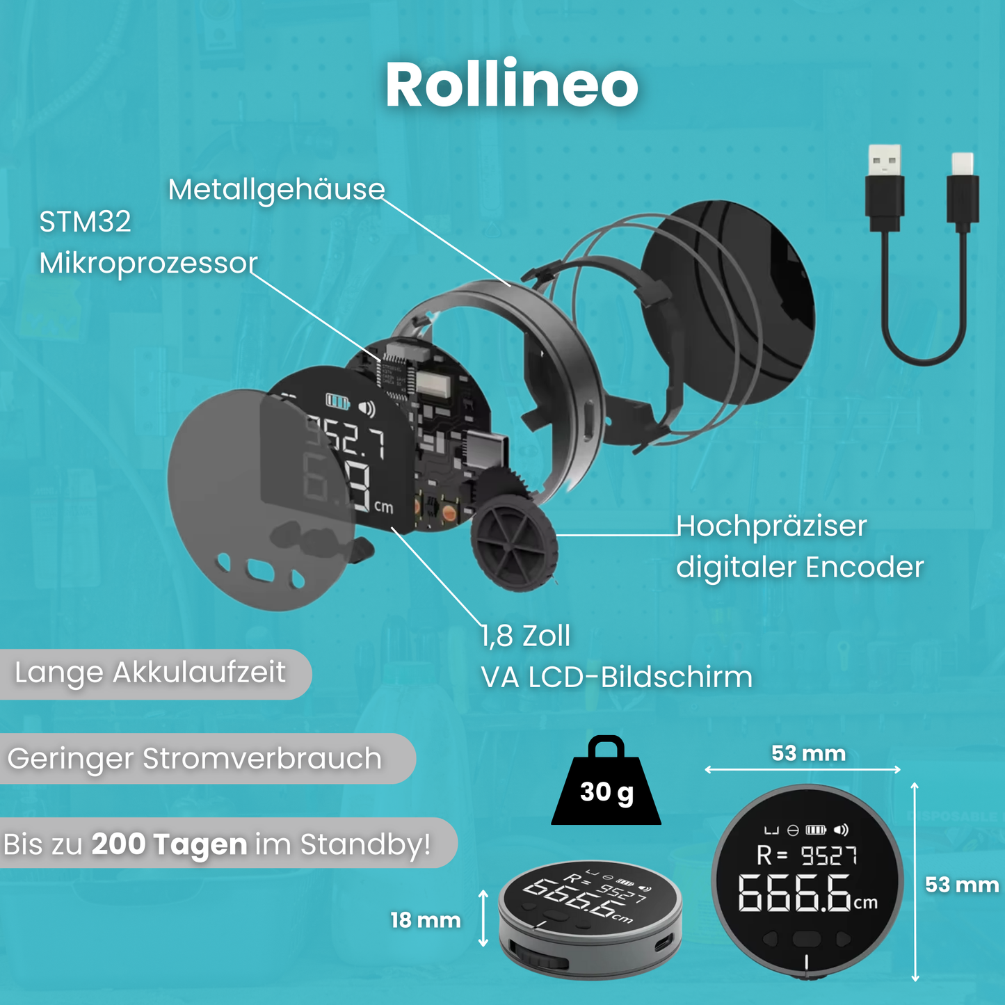 Rollineo - Dein digitales MessStück 🤖