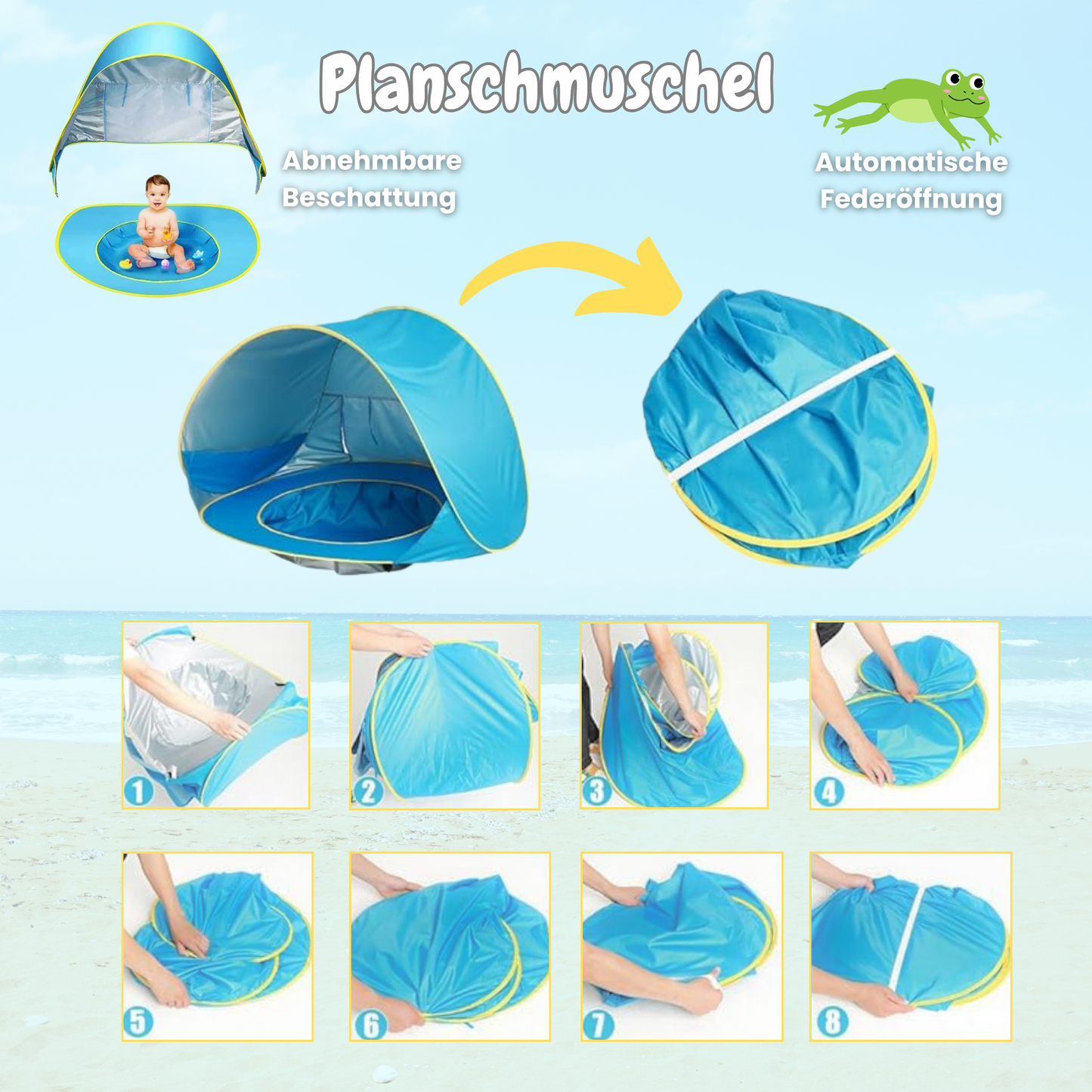 Planschmuschel - der Allwetterschutz 🛡