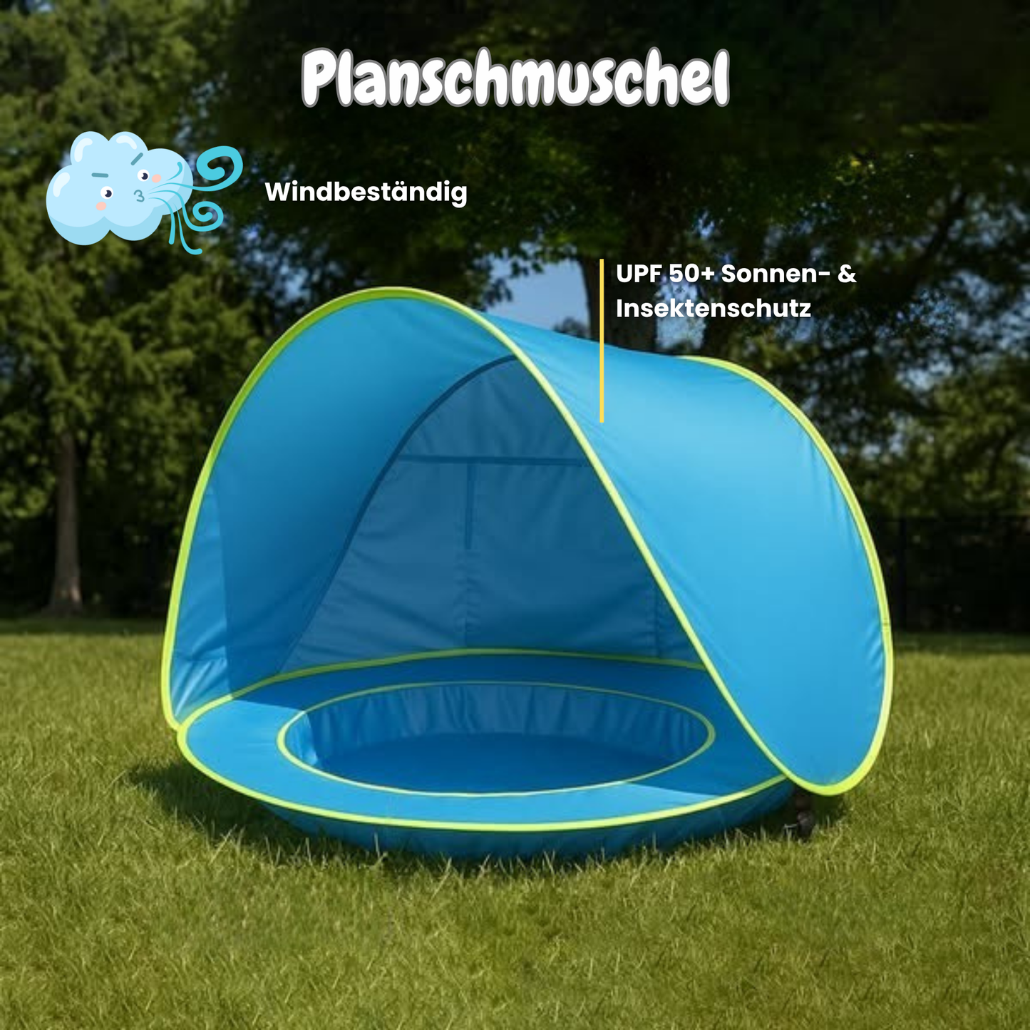 Planschmuschel - der Allwetterschutz 🛡