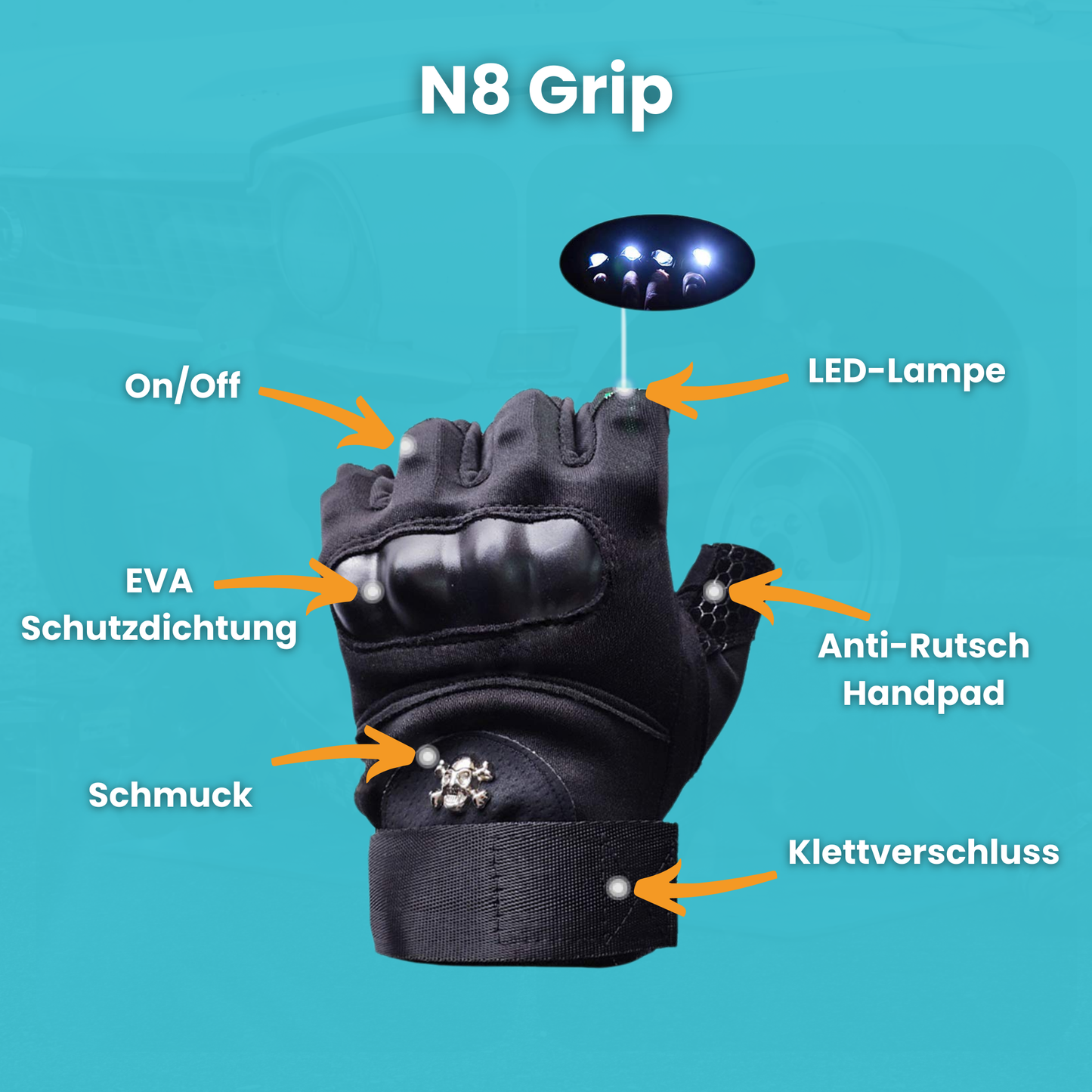 Night Grip - Gutes Licht braucht keine 3. Hand