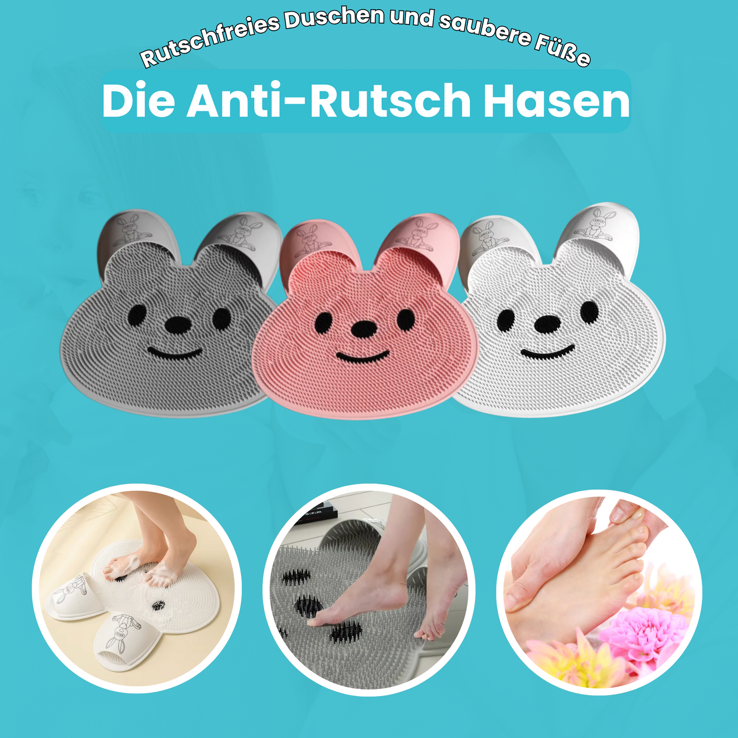Die originalen Anti-Rutsch Hasen