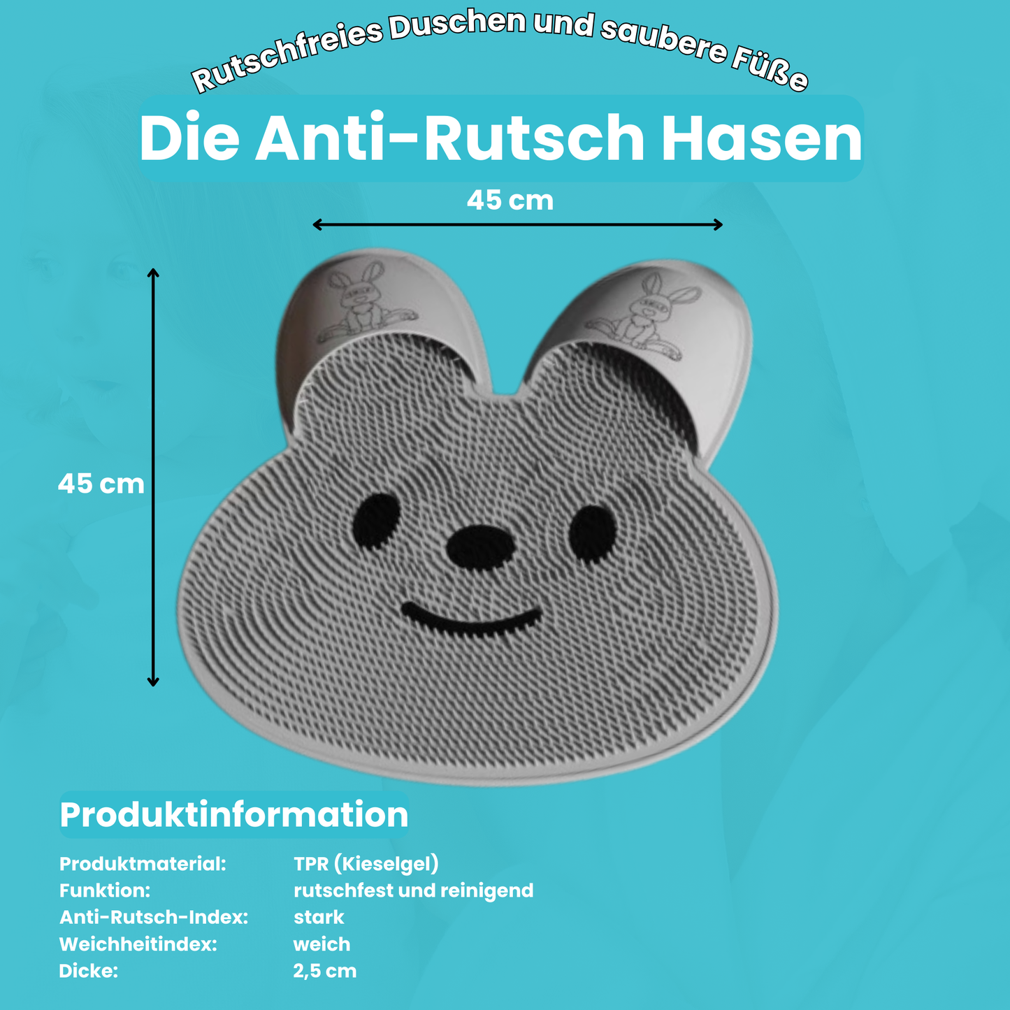 Die originalen Anti-Rutsch Hasen
