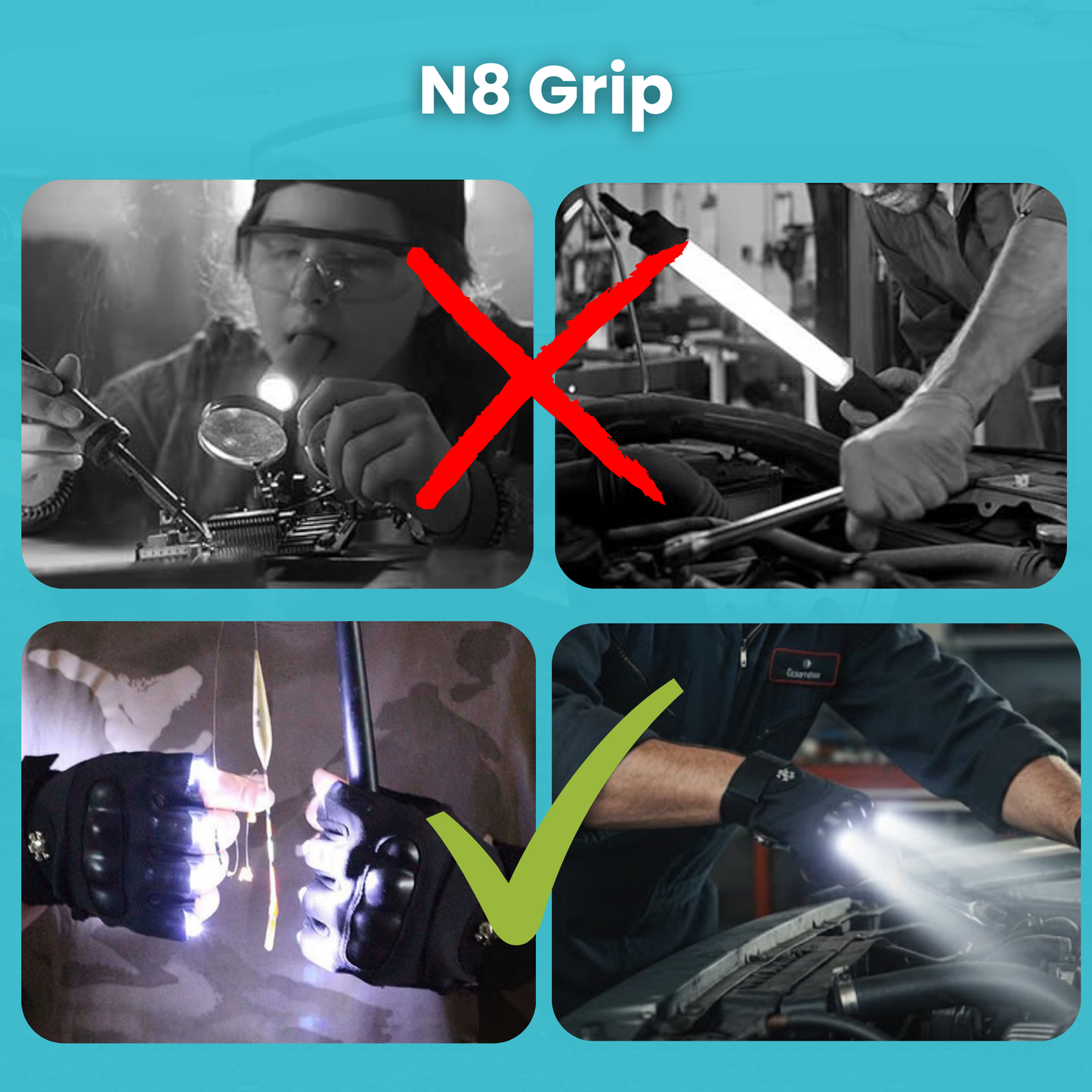 Night Grip - Gutes Licht braucht keine 3. Hand